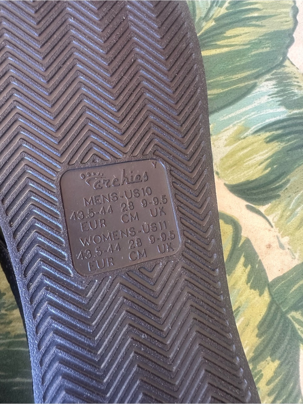 Women's Black Flip Flop Sandals - Classic Everyday Comfort - Picture 5 of 5